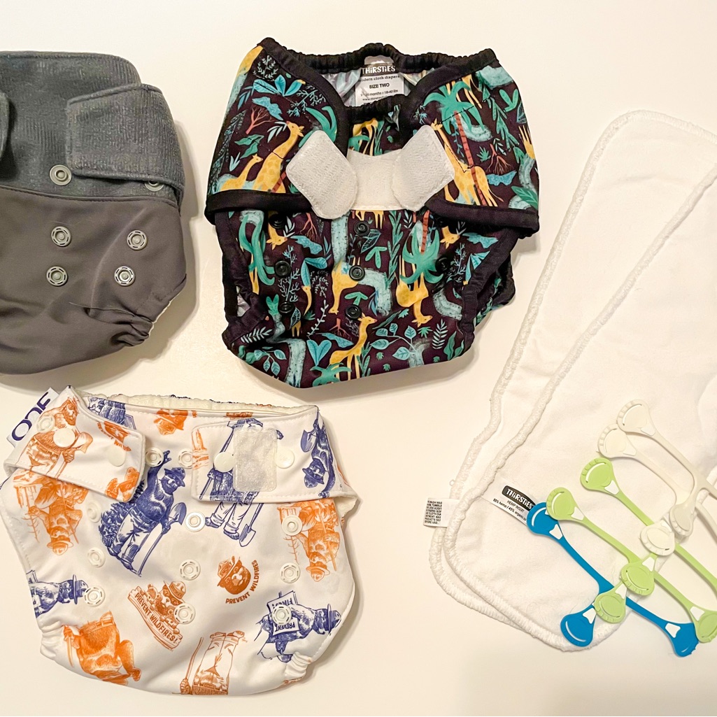 Grovia And Thirsties Cloth Diaper Starter Bundle!